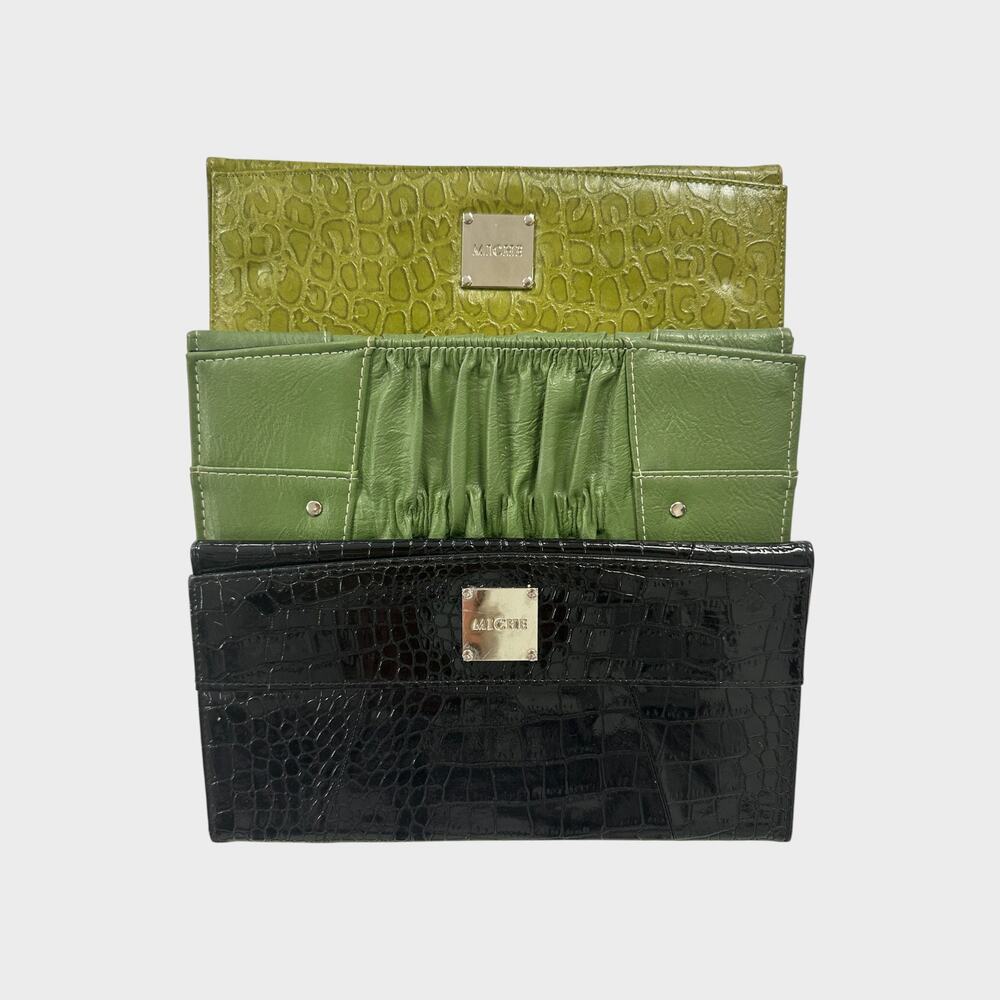 Lot of 3 Miche Covers Green Black